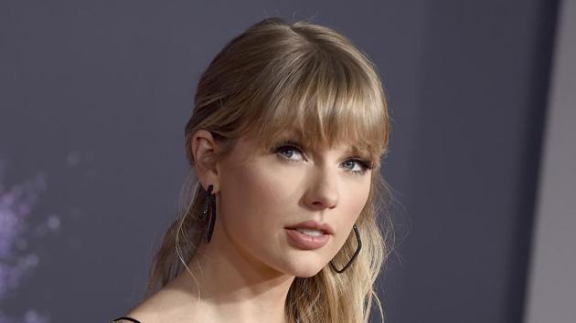 Taylor Swift at the American Music Awards in Los Angeles.(Jordan Strauss/Invision/AP)