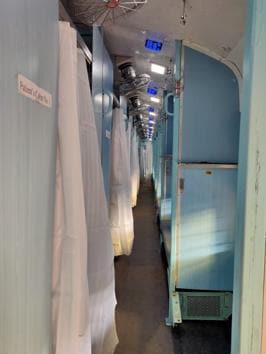 Ten railway coaches per week will be converted into isolation wards by each Zonal Railway.(HT PHOTO)
