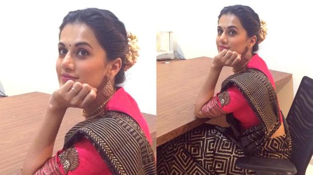 Taapsee Pannu has posted a throwback picture. Taapsee Pannu has posted a throwback picture.