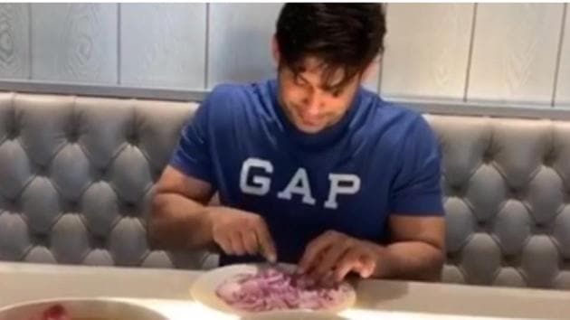 Sidharth Shukla shared new video where he does housework.