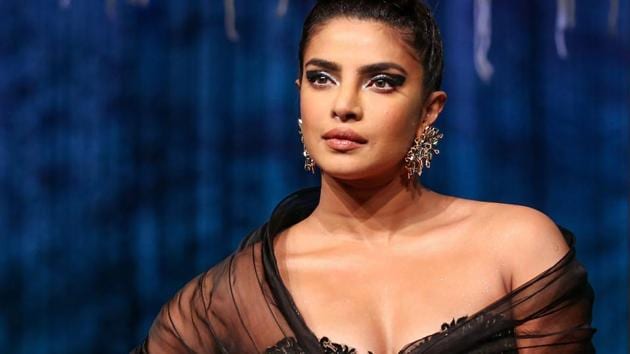 Priyanka Chopra walks the ramp during Blenders Pride Fashion Tour, in Mumbai. (file photo)(PTI)