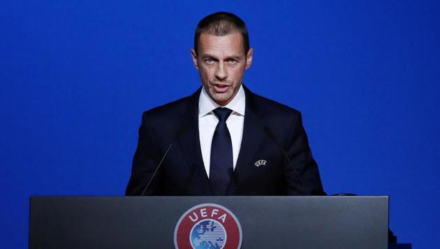 FILE PHOTO: UEFA President Aleksander Ceferin during the UEFA Congress REUTERS/Yves Herman/File Photo (REUTERS) FILE PHOTO: UEFA President Aleksander Ceferin during the UEFA Congress REUTERS/Yves Herman/File Photo (REUTERS)