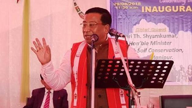BJP MLA Thounaojam Shyamkumar Singh was disqualified from the Manipur Assembly on Saturday.(Shyamkumar Thounaojam/Facebook Photo) BJP MLA Thounaojam Shyamkumar Singh was disqualified from the Manipur Assembly on Saturday.(Shyamkumar Thounaojam/Facebook Photo)