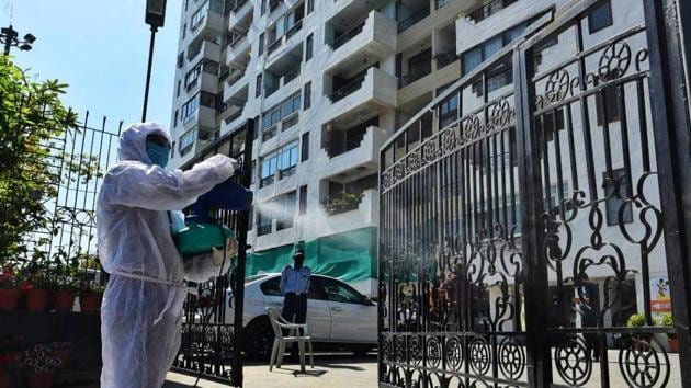 A few among the infected people are residents of a housing society in Noida. (HT Photo/Vipin Kumar/Representative) A few among the infected people are residents of a housing society in Noida. (HT Photo/Vipin Kumar/Representative)