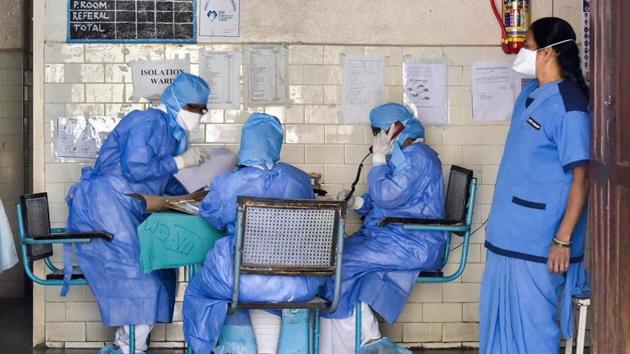 Bengaluru alone accounted for 41 of those cases followed by Chikkaballapura at eight and Dakshin and Uttara Kannada districts at seven each. (PTI file photo) Bengaluru alone accounted for 41 of those cases followed by Chikkaballapura at eight and Dakshin and Uttara Kannada districts at seven each. (PTI file photo)