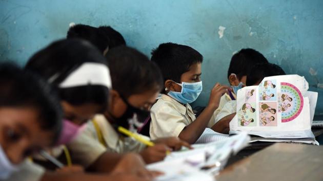 Maharashtra education minister Varsha Gaikwad has said that schools must not force parents to pay fees. (Bachchan Kumar/ Hindustan Times)
