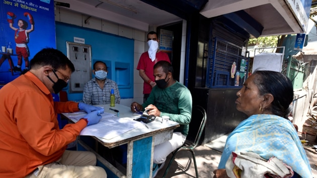 So far 16,723 beds have been made available at all isolation centres and 5,000 more could be added. The CM asked the officials to sanitise and make use of the halls and hotels, if necessary. (Photo by Sanjeev Verma/ Hindustan Times) So far 16,723 beds have been made available at all isolation centres and 5,000 more could be added. The CM asked the officials to sanitise and make use of the halls and hotels, if necessary. (Photo by Sanjeev Verma/ Hindustan Times)