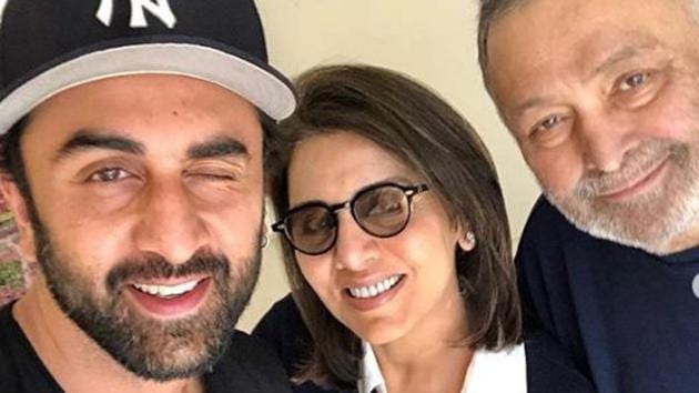 Ranbir Kapoor was by his parents side when they moved to New York.