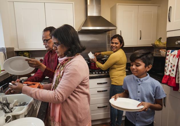 Everyone in the family is expected to help in household chores, during lockdown, in the absence of house helps. (PHOTO: iSTOCK (For representational purpose only)) Everyone in the family is expected to help in household chores, during lockdown, in the absence of house helps. (PHOTO: iSTOCK (For representational purpose only))