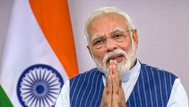 In his monthly Mann ki Baat radio address, the PM explained the rationale of his decision to impose the 21-day lockdown(PTI File Photo)