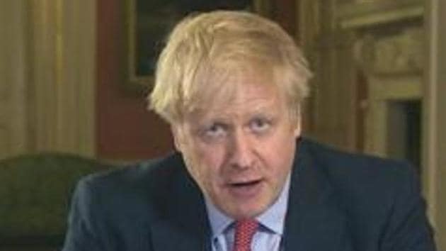 Boris Johnson’s aides insist that he should continue to lead the government’s response to the pandemic, chairing meetings through video-conferencing from inside the prime minister’s residence in Downing Street.(FILE PHOTO.)