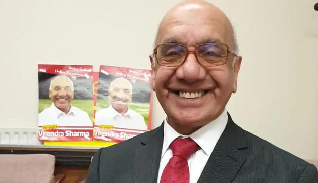 Hailing from Jalandhar district, Virendra Sharma, 72, is among nearly 30 MPs who have gone into self-isolation with symptoms or tested positive.(HT Photo)