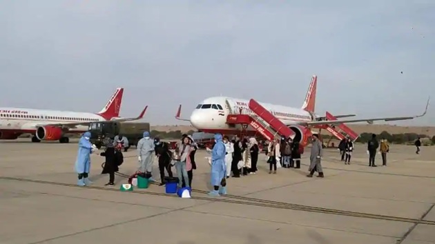 Ten evacuees from Iran have tested positive for Covid-19 at the army’s quarantine facilities in Rajasthan. (ANI) Ten evacuees from Iran have tested positive for Covid-19 at the army’s quarantine facilities in Rajasthan. (ANI)