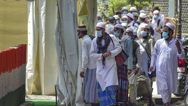 Several participants of Nizamuddin gathering showed symptoms of coronavirus. (PTI Photo) Several participants of Nizamuddin gathering showed symptoms of coronavirus. (PTI Photo)