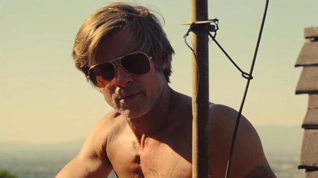 Brad Pitt in a still from Once Upon a Time in Hollywood.