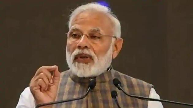 PM Modi said it is very special to see children making their contribution from their piggy banks.(HT Photo) PM Modi said it is very special to see children making their contribution from their piggy banks.(HT Photo)