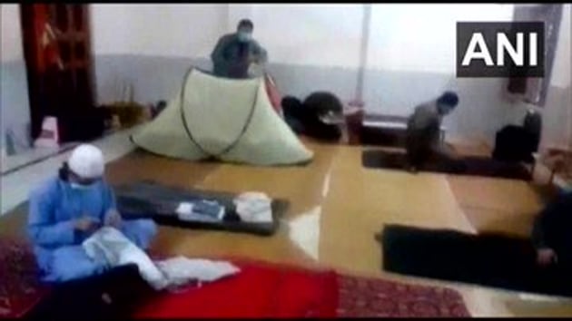 A UP Police officer said the eight Indonesians were staying in a mosque when they were picked up. (ANI) A UP Police officer said the eight Indonesians were staying in a mosque when they were picked up. (ANI)