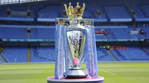 The Premier League trophy. (AP) The Premier League trophy. (AP)