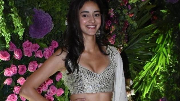 Ananya Panday at actor Armaan Jain's wedding reception in Mumbai. (IANS) Ananya Panday at actor Armaan Jain's wedding reception in Mumbai. (IANS)