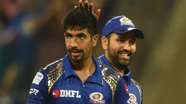 File image of Jasprit Bumrah, Rohit Sharma (Twitter) File image of Jasprit Bumrah, Rohit Sharma (Twitter)