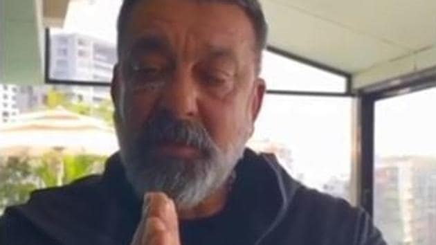 Sanjay Dutt has been urging everyone to stay at home.