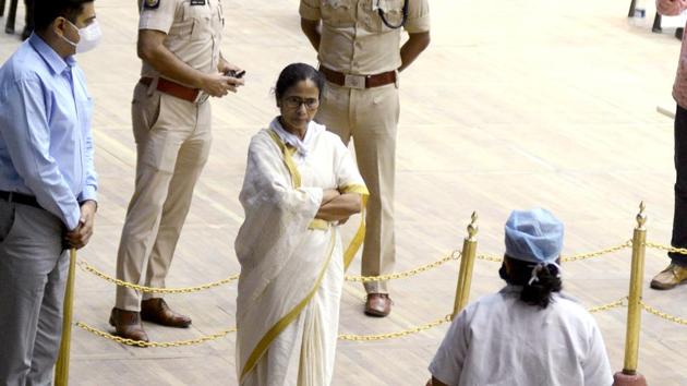 Banerjee held a meeting with the health task force comprising senior doctors to chalk out elaborate treatment plans. She also wrote to Prime Minister Narendra Modi on Wednesday, seeking a grant of Rs 25,000 crore, release of dues and relaxation of debt management. (ANI) Banerjee held a meeting with the health task force comprising senior doctors to chalk out elaborate treatment plans. She also wrote to Prime Minister Narendra Modi on Wednesday, seeking a grant of Rs 25,000 crore, release of dues and relaxation of debt management. (ANI)
