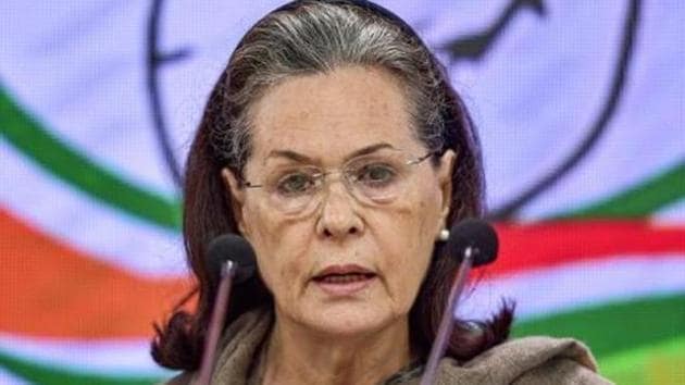 Congress President Sonia Gandhi criticised the government for “not giving any thought to the deteriorating” economic situation in the wake of the Covid-19 pandemic. (PTI PHOTO.) Congress President Sonia Gandhi criticised the government for “not giving any thought to the deteriorating” economic situation in the wake of the Covid-19 pandemic. (PTI PHOTO.)