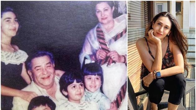 A throwback picture shared by Karisma Kapoor featured her grandfather late Raj Kapoor, sister Kareena and cousin Ranbir Kapoor.