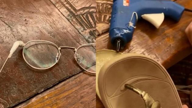 Twinkle Khanna shares hilarious video from her repair work at home. Twinkle Khanna shares hilarious video from her repair work at home.
