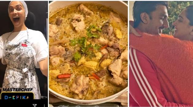 Deepika Padukone cooked Thai dishes and ice cream. Deepika Padukone cooked Thai dishes and ice cream.