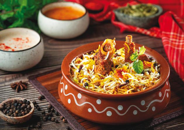Dishes like Hyderabadi mutton biryani are worth ordering from Sassy Begum Dishes like Hyderabadi mutton biryani are worth ordering from Sassy Begum