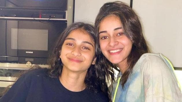 Actor Ananya Panday with sister Rysa are all smiles after baking cookies. Actor Ananya Panday with sister Rysa are all smiles after baking cookies.