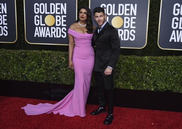 Priyanka Chopra and Nick Jonas at the 77th annual Golden Globe Awards. (Photo by Jordan Strauss/Invision/AP) (Jordan Strauss/Invision/AP) Priyanka Chopra and Nick Jonas at the 77th annual Golden Globe Awards. (Photo by Jordan Strauss/Invision/AP) (Jordan Strauss/Invision/AP)