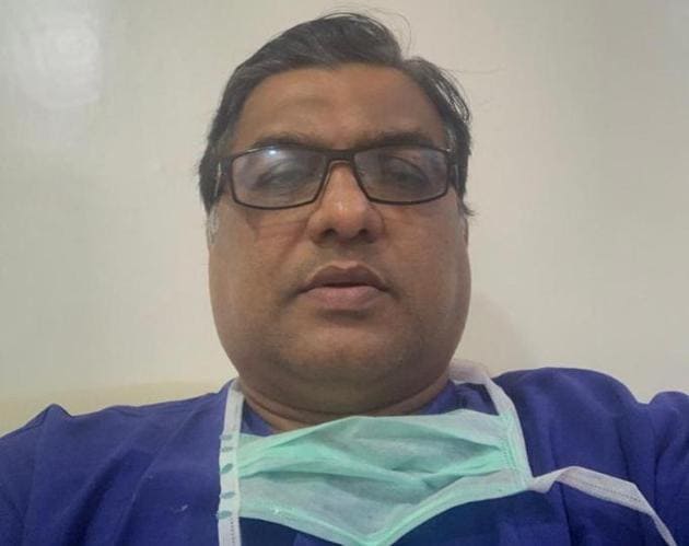 Dr Prasad Rajhans , chief intensivist, Deenanath Mangeshkar Hospital, Pune. (HT/PHOTO) Dr Prasad Rajhans , chief intensivist, Deenanath Mangeshkar Hospital, Pune. (HT/PHOTO)