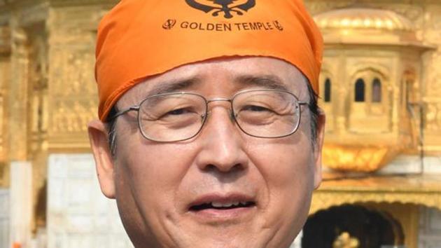 Shin said the South Korean government was prepared to fully share all information and insights garnered from its fight against Covid-19 with India. (AFP) Shin said the South Korean government was prepared to fully share all information and insights garnered from its fight against Covid-19 with India. (AFP)