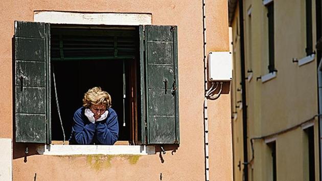 Life during lockdown in Europe.(Reuters)