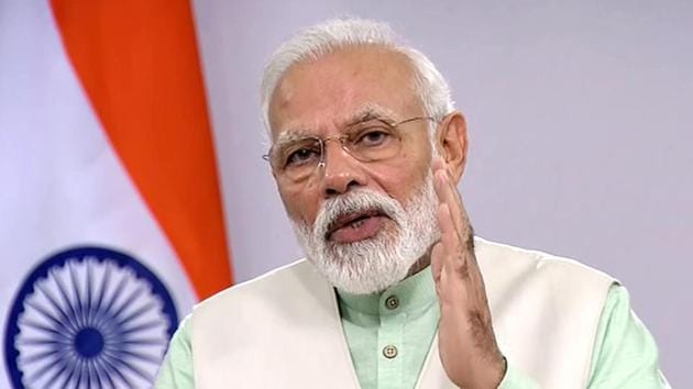 Prime Minister Narendra Modi urged people to switch off lights of their homes at 9 pm for nine minutes on April 5 and light up lamps, candles, mobile flashlights to display the nation's collective spirit to defeat coronavirus. (ANI Photo) Prime Minister Narendra Modi urged people to switch off lights of their homes at 9 pm for nine minutes on April 5 and light up lamps, candles, mobile flashlights to display the nation's collective spirit to defeat coronavirus. (ANI Photo)