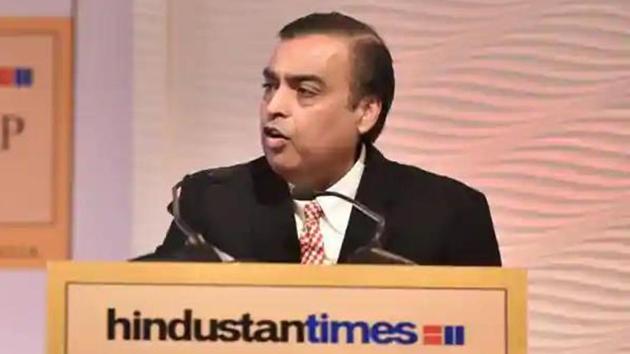 The net worth of India’s richest man Mukesh Ambani dropped 28 per cent or USD 300 million a day for two months to USD 48 billion as on March 31 due to the massive correction in stock markets, a report said on Monday.(HT Photo)