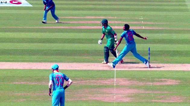 File image of Jasprit Bumrah no ball. (Islamabad United/Twitter) File image of Jasprit Bumrah no ball. (Islamabad United/Twitter)
