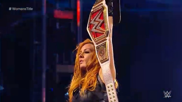 Becky Lynch won the WWE Raw women’s championship. (WWE) Becky Lynch won the WWE Raw women’s championship. (WWE)