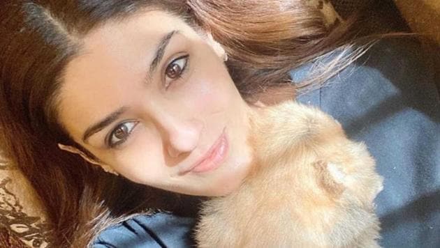 Raveena Tandon spends quality time with her pet babies. Raveena Tandon spends quality time with her pet babies.
