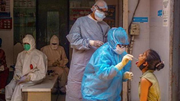 Community transmission or Stage 3 means a patient was infected though he had no known contact with another confirmed case of COVID-19 or travelled from a country affected by the pandemic. (PTI file photo) Community transmission or Stage 3 means a patient was infected though he had no known contact with another confirmed case of COVID-19 or travelled from a country affected by the pandemic. (PTI file photo)