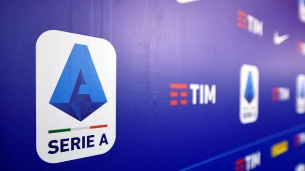 A logo of Italy's Serie A is seen in Milan. (REUTERS) A logo of Italy's Serie A is seen in Milan. (REUTERS)