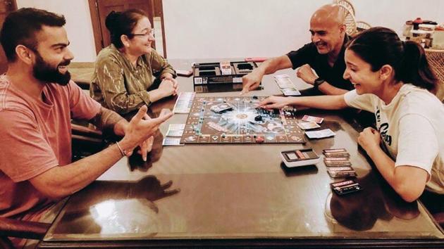 Anusha Sharma is sharing time with parents and husband Virat Kohli amid lockdown. Anusha Sharma is sharing time with parents and husband Virat Kohli amid lockdown.