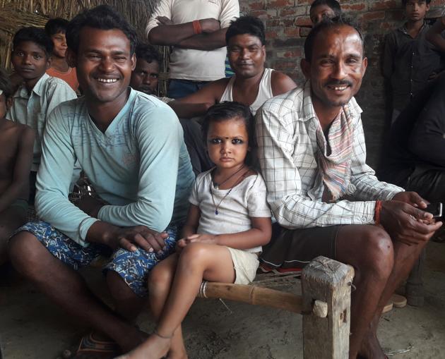 Ram Achal (left) and Bechu Lal (right) in their village in Bahraich. (Pankaj Jaiswal/HT) Ram Achal (left) and Bechu Lal (right) in their village in Bahraich. (Pankaj Jaiswal/HT)