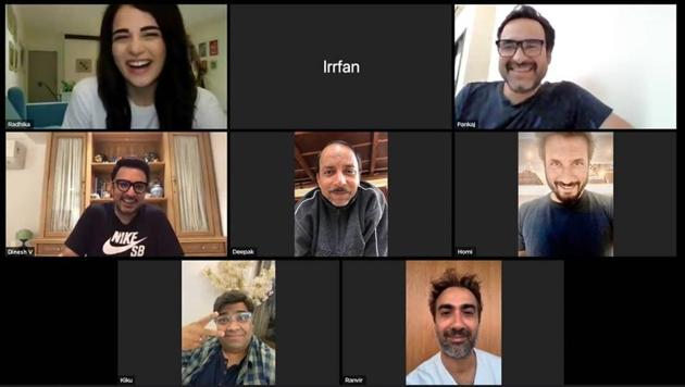 Angrezi Medium team connects virtually to talk about the film’s premiere on a streaming platform.