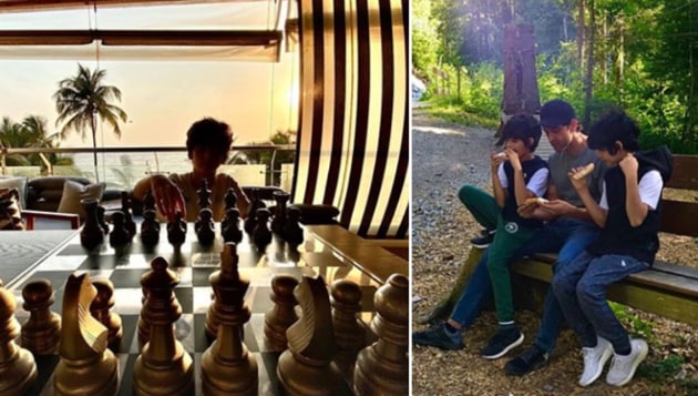 Hrithik Roshan posted a new picture of his son on Instagram. Hrithik Roshan posted a new picture of his son on Instagram.