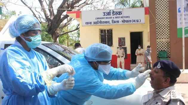 As a result of the outbreak in state’s anti-Covid headquarters, about 150 employees in the directorate are now in self-quarantine. (PTI) As a result of the outbreak in state’s anti-Covid headquarters, about 150 employees in the directorate are now in self-quarantine. (PTI)