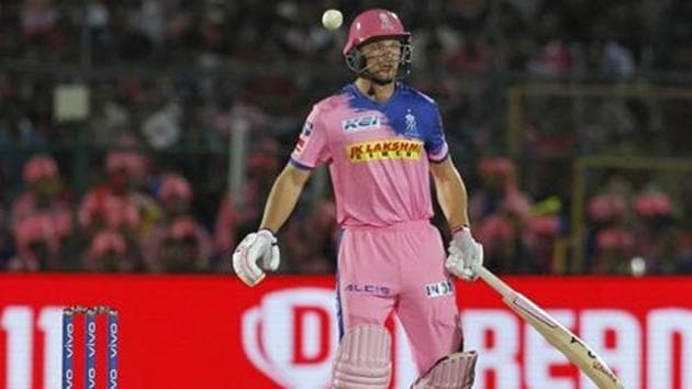 Jaipur: Rajasthan Royals' Jos Buttler during the fourth IPL 2019 match between Kings XI Punjab and Rajasthan Royals. (IANS) Jaipur: Rajasthan Royals' Jos Buttler during the fourth IPL 2019 match between Kings XI Punjab and Rajasthan Royals. (IANS)