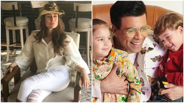 Kareena Kapoor recommends a gym class for Karan Johar. Kareena Kapoor recommends a gym class for Karan Johar.